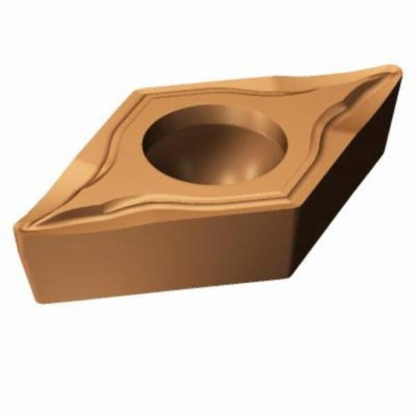 Sandvik Coromant 5730451 CoroTurn 107 Turning Insert, ANSI Code: DCGT 2(1.5)1-UM 1125, DCGT Insert, Material Grade: M, N, S, 2(1.5)1 Insert, Diamond Shape, 07 Seat, Positive Rake, Neutral Cutting, Carbide, Manufacturers Grade: 1125