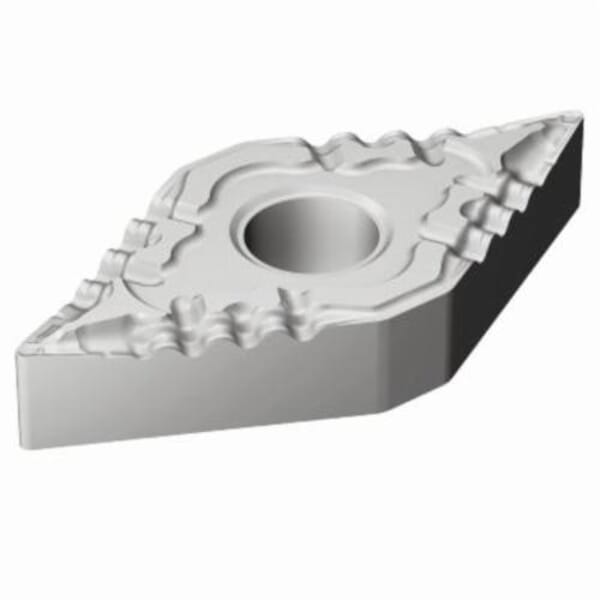 Sandvik Coromant 5732170 T-Max P Turning Insert, ANSI Code: DNMG 431-PF 5015, DNMG Insert, Material Grade: K, P, 431 Insert, Rhombic Shape, 15 Seat, Negative Rake, Neutral Cutting, For Use On Cast Iron and Steel, Carbide, Manufacturers Grade: 5015