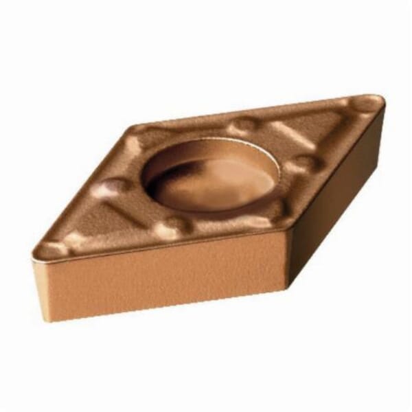 Sandvik Coromant 5730653 CoroTurn 107 Turning Insert, ANSI Code: DCMX 3(2.5)0-WF 1125, DCMX Insert, Material Grade: M, P, S, 3(2.5)0 Insert, Diamond Shape, 11 Seat, Positive Rake, Neutral Cutting, Carbide, Manufacturers Grade: 1125