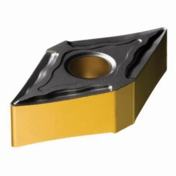 Sandvik Coromant 6612848 T-Max P Turning Insert, ANSI Code: DNMG 442-MF 4315, DNMG Insert, Material Grade: K, P, 442 Insert, Rhombic Shape, 15 Seat, Negative Rake, Neutral Cutting, For Use On Cast Iron and Steel, Carbide, Manufacturers Grade: 4315