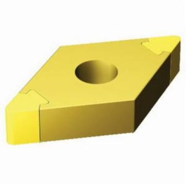 Sandvik Coromant 5965430 T-Max P Turning Insert, ANSI Code: DNGA433S0630B 7525, DNGA Insert, Material Grade: H, 433 Insert, Diamond Shape, 15 Seat, Neutral Rake, Neutral Cutting, For Use On Hardened Steel, Carbide, Manufacturers Grade: 7525