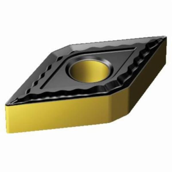 Sandvik Coromant 6612780 T-Max P Turning Insert, ANSI Code: DNMG 444-QM 4315, DNMG Insert, Material Grade: K, P, 444 Insert, Rhombic Shape, 15 Seat, Negative Rake, Neutral Cutting, For Use On Cast Iron and Steel, Carbide, Manufacturers Grade: 4315