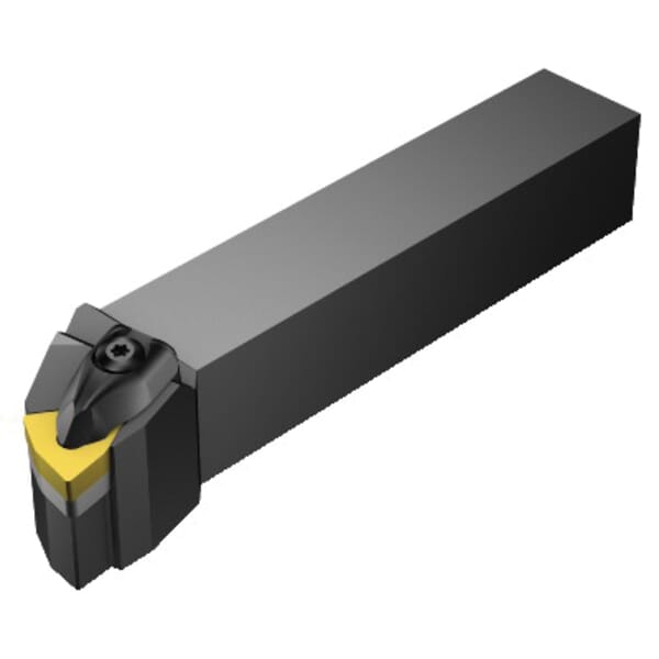 Sandvik Coromant 5732312 T-Max P Turning Shank Tool, ANSI Code: DWLNL 3232P 08, DWLNR/L Tool Holder, WNMG 08 04 08 Insert, Left Hand Cutting, 1.2598 in H x 1.2598 in W Rectangle Shank, -5 deg Lead Angle, -6 deg Rake, 6.6929 in OAL