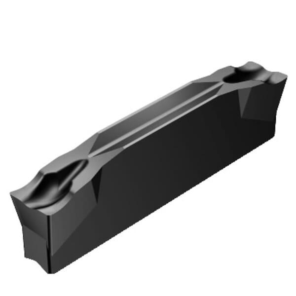 Sandvik Coromant 5732491 CoroCut 1-2 Parting Insert, ANSI Code: L123G2-0300-0502-CM 3115, G L123x2 Insert, Material Grade: K, P, 0.118 in W Cutting, 5 deg Lead Angle, Left Hand Lead Angle Direction, 7 deg Relief Angle, Carbide, Manufacturers Grade: 3115