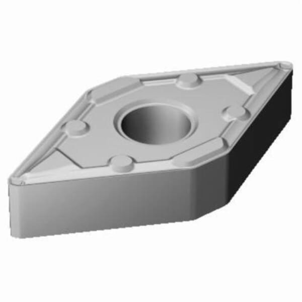 Sandvik Coromant 5731342 T-Max P Turning Insert, ANSI Code: DNMX 432-WF 5015, DNMX Insert, Material Grade: K, P, 432 Insert, Rhombic Shape, 15 Seat, Negative Rake, Neutral Cutting, For Use On Cast Iron and Steel, Carbide, Manufacturers Grade: 5015