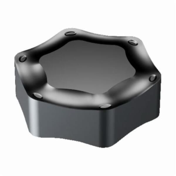 Sandvik Coromant 5733157 Auto Roughing Milling Insert, ANSI Code: HNGX 09 05 20-KM K20D, HNGX-KM Insert, 090520 Insert, Carbide, Manufacturers Grade: K20D, Hexagon Shape, Material Grade: K