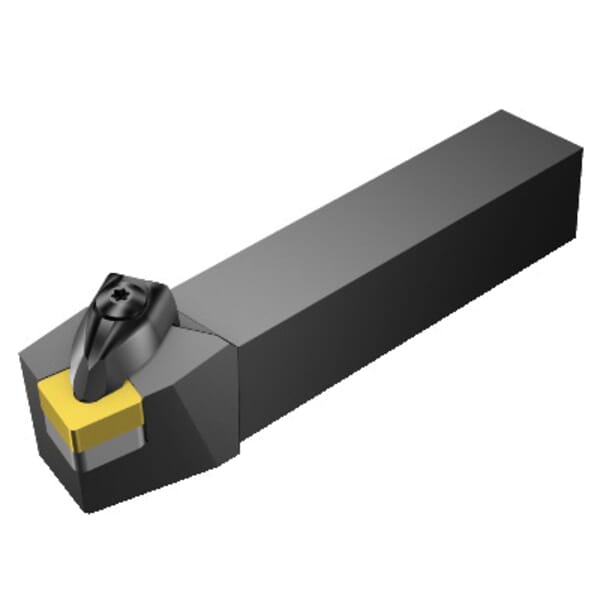 Sandvik Coromant 5731393 T-Max P Turning Shank Tool, ANSI Code: DSBNR 2525M 15, DSBNR/L Tool Holder, SNMG 15 06 12 Insert, Right Hand Cutting, 0.9842 in H x 0.9842 in W Rectangle Shank, 15 deg Lead Angle, -6 deg Rake, 5.9055 in OAL