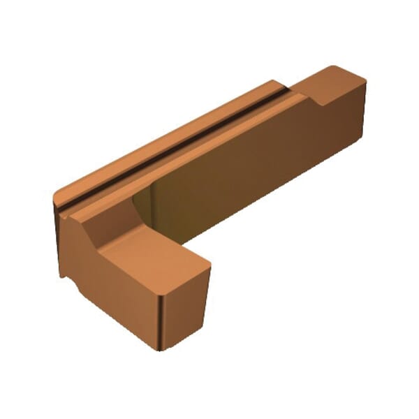 Sandvik Coromant 5733107 CoroCut 1-2 Grooving Insert, ANSI Code: LG123L1-0200-0002-GS1115, LG123 Insert, L1 Insert, Left Hand Cutting, 0.079 in W Cutting, Manufacturers Grade: 1115, PVD-TiAlN+AlCr2O3 Coated, Material Grade: M, P