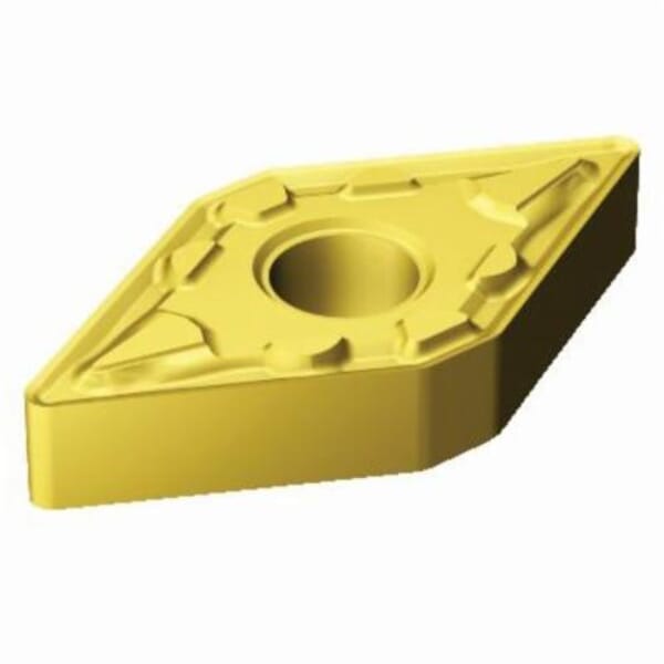 Sandvik Coromant 5731478 T-Max P Turning Insert, ANSI Code: DNMG 443-MM 2035, DNMG Insert, Material Grade: M, 443 Insert, Rhombic Shape, 15 Seat, Negative Rake, Neutral Cutting, For Use On Stainless Steel, Carbide, Manufacturers Grade: 2035