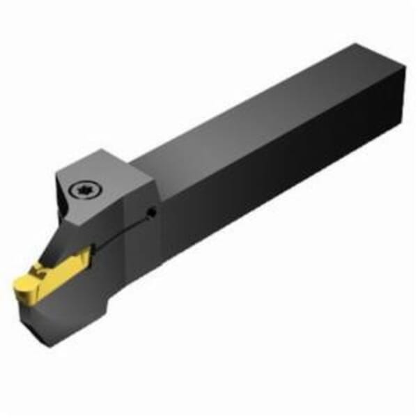 Sandvik Coromant 5734834 CoroCut 1-2 Indexable Profiling Toolholder, ANSI Code: LX123L25-3232B-007, R/LX123.. B-007 Tool Holder, 32 mm H x 32 mm W Square Shank, Left Hand Cutting, Insert Compatibility: N123L2-0800- RM, 190 mm OAL, External