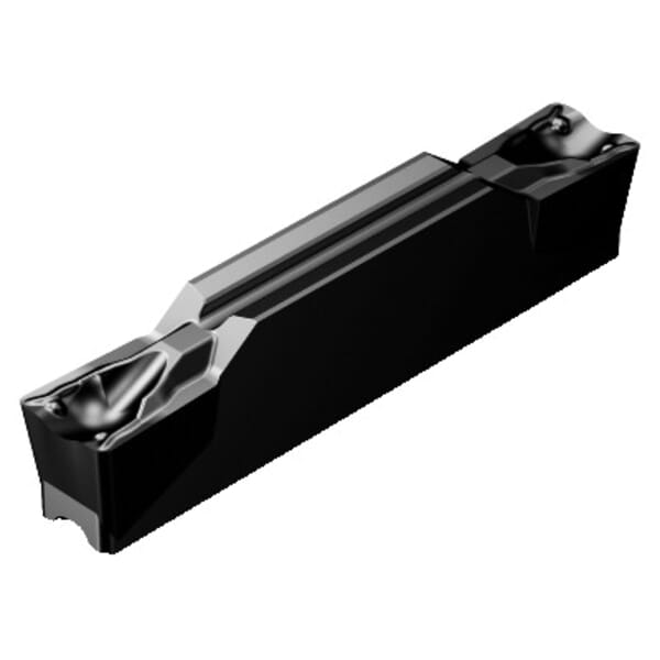 Sandvik Coromant 5736109 CoroCut 1-2 1-Sided Turning Insert, ANSI Code: N123G2-0300-0003-TF 3115, N123 Insert, Material Grade: K, P, G2 Insert, G Seat, Positive Rake, Neutral Cutting, For Use On Cast Iron and Steel, Carbide, Manufacturers Grade: 3115