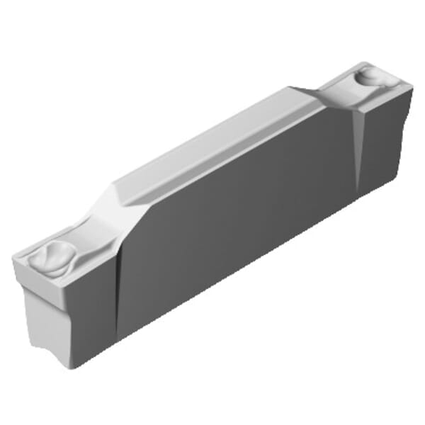Sandvik Coromant 5736115 CoroCut 1-2 Low Feed Grooving Insert, ANSI Code: N123G2-0300-0004-GF H13A, N123 Insert, G2 Insert, Neutral Cutting, 0.118 in W Cutting, Manufacturers Grade: H13A, Uncoated, Material Grade: K, M, N, S
