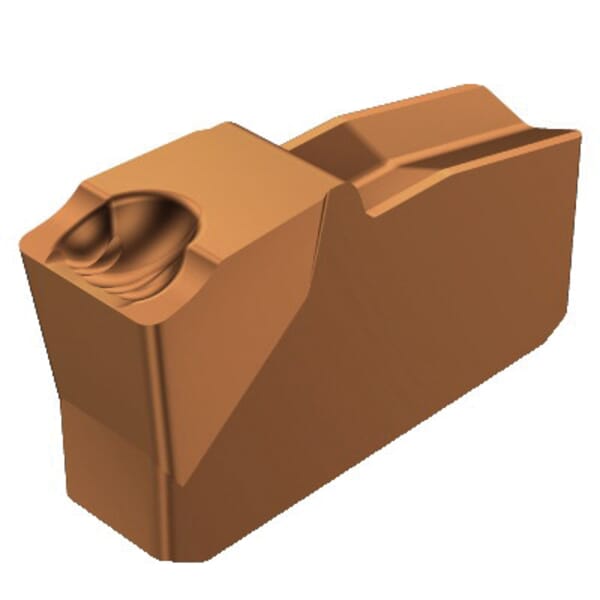 Sandvik Coromant 5738168 T-Max Q-Cut Single Edged Grooving Insert, ANSI Code: N151.2-600-60-5G 1125, N151.2 Insert, 60 Insert, Neutral Cutting, 0.236 in W Cutting, Manufacturers Grade: 1125, PVD-TiAlN Coated, Material Grade: K, M, P