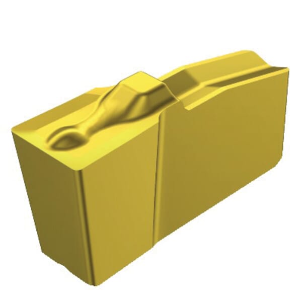 Sandvik Coromant 5736782 T-Max Q-Cut Single Edged Grooving Insert, ANSI Code: N151.2-A142-30-4G 235, N151.2 Insert, 30 Insert, Neutral Cutting, 0.142 in W Cutting, Manufacturers Grade: 235, CVD-TiCN+TiN Coated, Material Grade: M, P