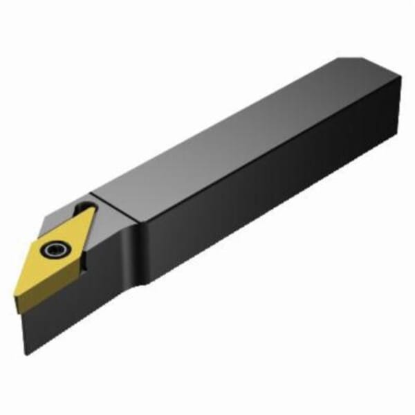 Sandvik Coromant 5738198 CoroTurn 107 Shank Tool, ANSI Code: QS-SVJBL1616E11-B1, QS-SVJBR/L Tool Holder, VBMT 110304 (MIIDM) and VBMT 221 (MIIDN) Insert, Left Hand Cutting, 0.6299 in H x 0.6299 in W Rectangle Shank, -3 deg Lead Angle, 0 deg Rake
