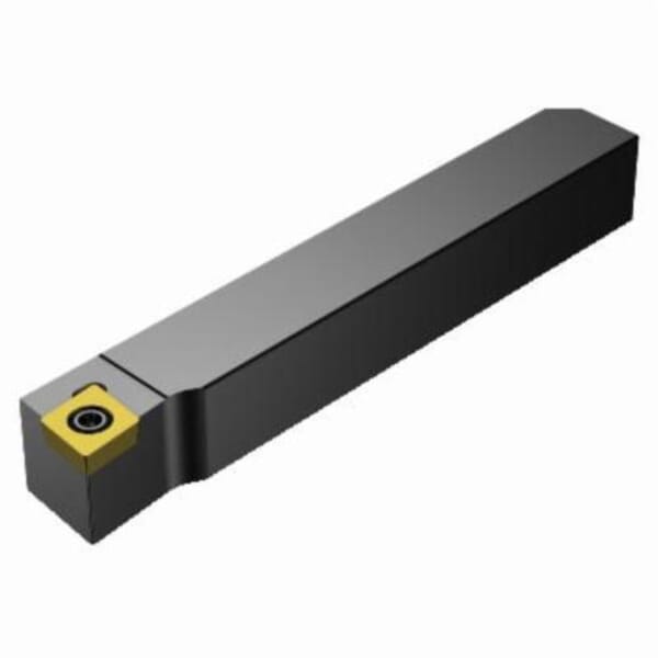 Sandvik Coromant 5739172 CoroTurn 107 Shank Tool, ANSI Code: QS-SCLCR1212E09, QS-SCLCR/L Tool Holder, CCMT 09T308 (MIIDM) and CCMT 3(2.5)2 (MIIDN) Insert, Right Hand Cutting, 0.4724 in H x 0.4724 in W Rectangle Shank, -5 deg Lead Angle, 0 deg Rake