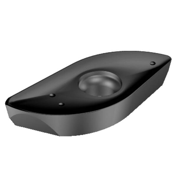 Sandvik Coromant 5739336 CoroMill 216 Single Sided Ball Nose Insert, ANSI Code: RA216-25 04 M-M 1010, RA216 Insert, 2504 Insert, Carbide, Manufacturers Grade: 1010, Round Shape, Material Grade: H