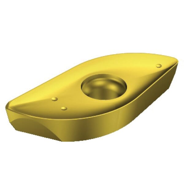 Sandvik Coromant 5740243 CoroMill 216 Single Sided Ball Nose Insert, ANSI Code: RA216-19 T3 M-M 1025, RA216 Insert, 19T3 Insert, Carbide, Manufacturers Grade: 1025, Round Shape, Material Grade: M, P, S