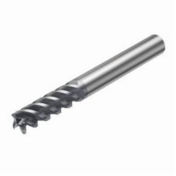 Sandvik Coromant 5740188 CoroMill Plura Square Shoulder End Mill, 0.187 in Dia Cutter, 0.562 in Length of Cut, 3 Flutes, 1/4 in Dia Shank, 3 in OAL, PVD Coated