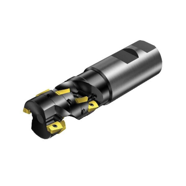 Sandvik Coromant 5740095 CoroMill 390 Shoulder Milling Cutter, ANSI Code: RA390-038M38-54M, 1-1/2 in Dia Cutting, Welded-On Shank, RA390..Mxx (LE) Insert, Right Hand Cutting, 90 deg Lead Angle, 2.13 in Max Depth of Cut