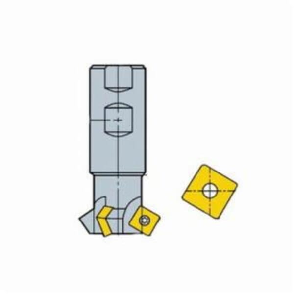 Sandvik Coromant 5740211 U-Max Chamfer Milling Cutter, 0.9027 in Dia Cutter Head, 4.5275 in OAL, Steel