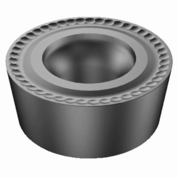 Sandvik Coromant 5740587 CoroTurn 107 1-Sided Basic Shape Turning Insert, ANSI Code: RCMT 43 M0 H13A, RCMT Insert, Material Grade: K, M, N, P, S, 43M0 Insert, Round Shape, 12 Seat, Positive Rake, Neutral Cutting, Carbide, Manufacturers Grade: H13A