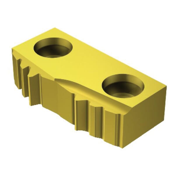 Sandvik Coromant 5742303 T-Max Twin-Lock Threading Insert, ANSI Code: R166.39G-24RD13-080 4125, R166.39G Insert, Rectangle Shape, 8 TPI, External Thread, API Round Thread, Right Hand Cutting, Manufacturers Grade: 4125, Material Grade: K, M, N, P, S