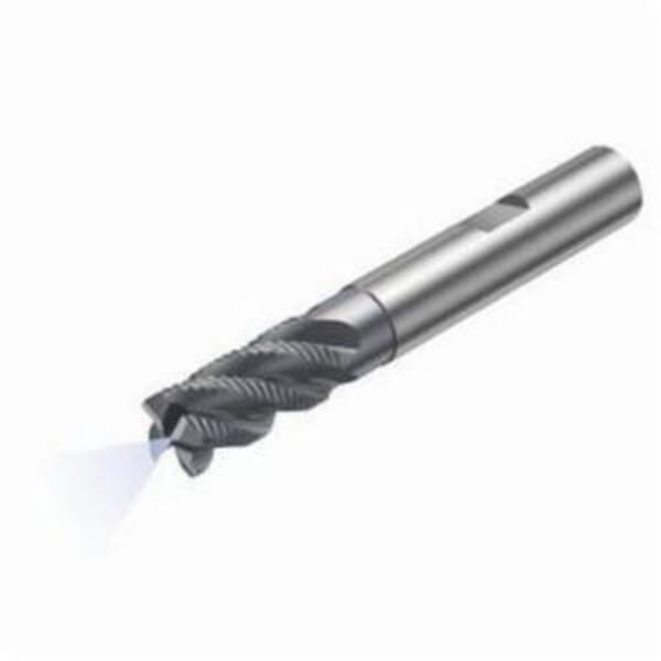 Sandvik Coromant 5742620 CoroMill Plura Square Shoulder End Mill, 0.629 in Dia Cutter, 1.259 in Length of Cut, 4 Flutes, 0.629 in Dia Shank, 3.622 in OAL, PVD Coated
