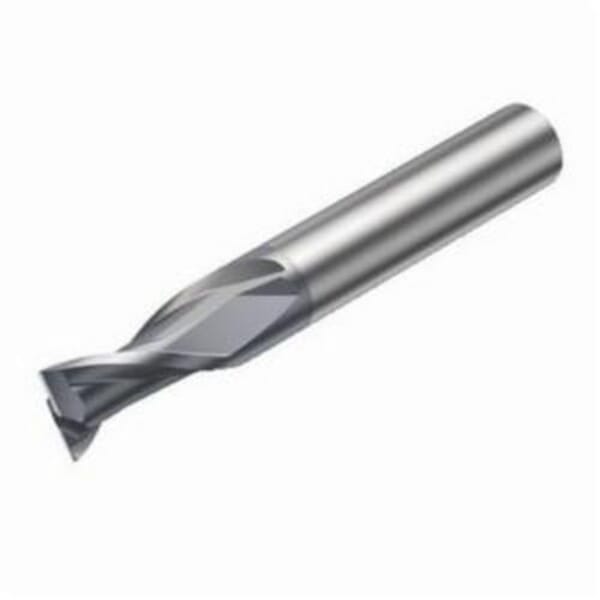 Sandvik Coromant 6259641 CoroMill Plura Square Shoulder End Mill, 0.157 in Dia Cutter, 0.334 in Length of Cut, 2 Flutes, 0.236 in Dia Shank, 2.244 in OAL, PVD Coated