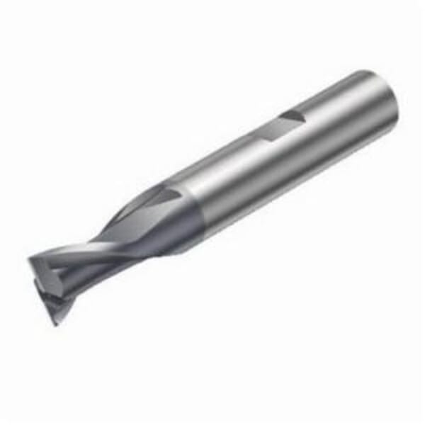 Sandvik Coromant 6259518 CoroMill Plura Square Shoulder End Mill, 0.775 in Dia Cutter, 0.807 in Length of Cut, 2 Flutes, 0.787 in Dia Shank, 3.622 in OAL, PVD Coated