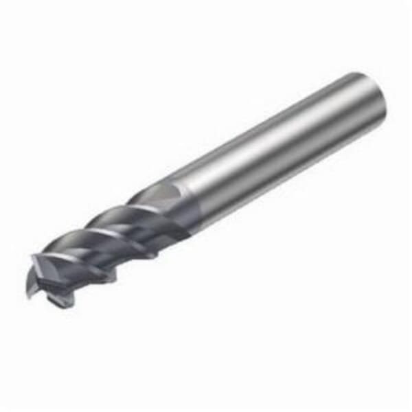 Sandvik Coromant 6259843 CoroMill Plura Square Shoulder End Mill, 0.275 in Dia Cutter, 0.511 in Length of Cut, 3 Flutes, 0.314 in Dia Shank, 2.48 in OAL, PVD Coated