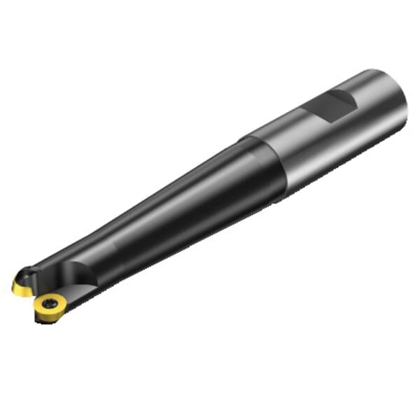 Sandvik Coromant 5744256 CoroMill 300 Face Milling Cutter With Internal Coolant Channel, ANSI Code: R300-015B20L-07L, 0.3149 in Dia Cutting, 0.7874 in Dia Shank, 5.1574 in OAL, R300..Bxx Insert, 0.1377 in Max Depth of Cut, 0.7874 in Dia Arbor Hole