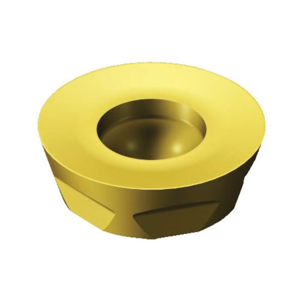 Sandvik Coromant 5744485 CoroMill 300 Milling Insert, ANSI Code: R300-1340E-MM 2040, R300..E-MM (INCH) Insert, 1340 Insert, Carbide, Manufacturers Grade: 2040, Round Shape, Material Grade: M, P