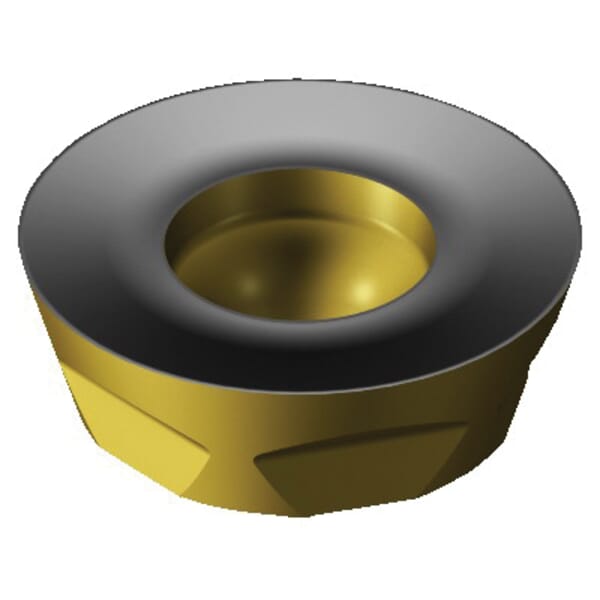 Sandvik Coromant 6428039 CoroMill 300 Milling Insert, R300..M-KH (INCH) Insert, 2570 Insert, Carbide, Manufacturers Grade: 3330, Round Shape, Material Grade: K