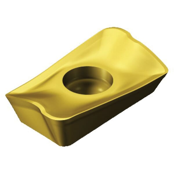 Sandvik Coromant 5745640 CoroMill 390 Milling Insert, ANSI Code: R390-11 T3 08E-ML 2040, R390..E-ML Insert, 11T308 Insert, Carbide, Manufacturers Grade: 2040, Rectangle Shape, Material Grade: M, P, S