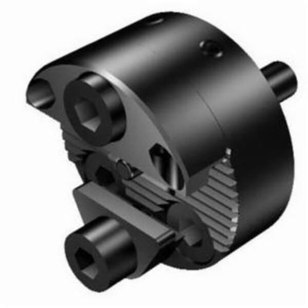 Sandvik Coromant 5750097 CoroTurn SL to CoroTurn SL Quick-Change Adapter, SL 32 x SL 32 Quick Change System, SL 32 Inside Taper, 0.7677 in Projection, 1.26 in Dia Body