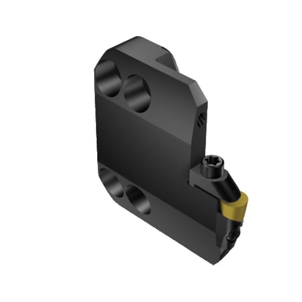 Sandvik Coromant 5923436 T-Max Cutting Unit Head With Through Coolant, 70 mm System, 16.5 mm L Head/Projection, Left Hand Cutting, Insert Compatibility: RCGX/RPGX 090700, 24.3 mm OAL