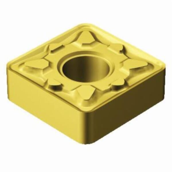 Sandvik Coromant 5750133 T-Max P Turning Insert, ANSI Code: SNMG 432-MM 2035, SNMG Insert, Material Grade: M, 432 Insert, Squared Shape, 12 Seat, Negative Rake, Neutral Cutting, For Use On Stainless Steel, Carbide, Manufacturers Grade: 2035