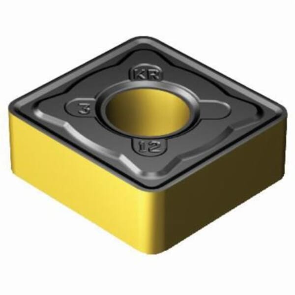 Sandvik Coromant 5750271 T-Max P Turning Insert, ANSI Code: SNMG 433-KR 3210, SNMG Insert, Material Grade: K, 433 Insert, Squared Shape, 12 Seat, Negative Rake, Neutral Cutting, For Use On Cast Iron, Carbide, Manufacturers Grade: 3210