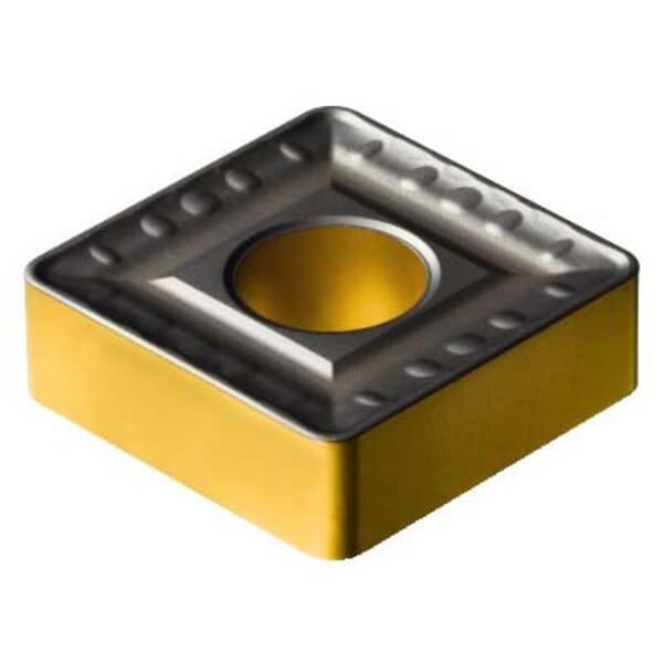 Sandvik Coromant 6532332 T-Max P Turning Insert, ANSI Code: SNMM 856-HR 4325, SNMM Insert, Material Grade: K, P, 856 Insert, Squared Shape, 25 Seat, Negative Rake, Neutral Cutting, For Use On Cast Iron and Steel, Carbide, Manufacturers Grade: 4325