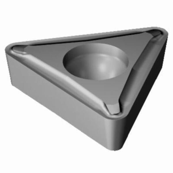 Sandvik Coromant 5751910 CoroTurn 107 Turning Insert, ANSI Code: TCMT 2(1.5)0-UF 5015, TCMT Insert, Material Grade: K, P, 2(1.5)0 Insert, Triangular Shape, 11 Seat, Positive Rake, Neutral Cutting, For Use On Cast Iron and Steel, Carbide