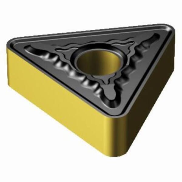 Sandvik Coromant 6612694 T-Max P Basic Shape Turning Insert, ANSI Code: TNMG 333-MR 4315, TNMG Insert, Material Grade: K, P, 333 Insert, Triangular Shape, 16 Seat, Negative Rake, Neutral Cutting, For Use On Cast Iron and Steel, Carbide