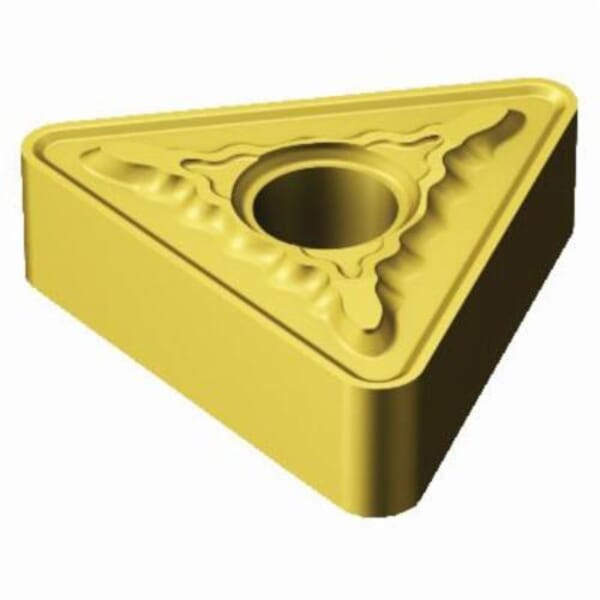 Sandvik Coromant 5754428 T-Max P Basic Shape Turning Insert, ANSI Code: TNMG 433-MR 235, TNMG Insert, Material Grade: M, P, 433 Insert, Triangular Shape, 22 Seat, Negative Rake, Neutral Cutting, For Use On Stainless Steel and Steel, Carbide