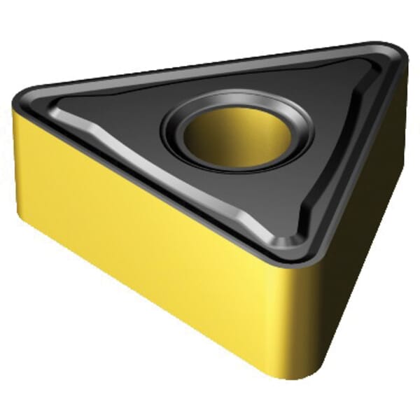 Sandvik Coromant 5754289 T-Max P Basic Shape Turning Insert, ANSI Code: TNMG 544-KR 3210, TNMG Insert, Material Grade: K, 544 Insert, Triangular Shape, 27 Seat, Negative Rake, Neutral Cutting, For Use On Cast Iron, Carbide, Manufacturers Grade: 3210