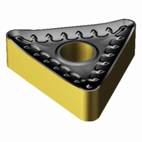 Sandvik Coromant 6612749 T-Max P Turning Insert, ANSI Code: TNMM 433-QR 4315, TNMM Insert, Material Grade: K, P, 433 Insert, Triangular Shape, 22 Seat, Negative Rake, Neutral Cutting, For Use On Cast Iron and Steel, Carbide, Manufacturers Grade: 4315