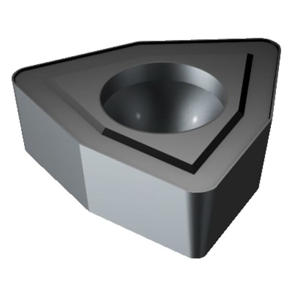 Sandvik Coromant 5756265 Coromant U Drilling Insert, ANSI Code: WCMX 08 04 12-58 3040, Trigon Shape, Material Grade: M, P, 080412 Insert, WCMX-58 Insert, 0.1874 in THK, 1/2 in Inscribed Circle, For Use On Steel and Stainless Steel, Medium Feed