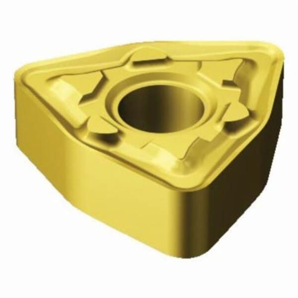 Sandvik Coromant 5756516 T-Max P Turning Insert, ANSI Code: WNMG 333-MM 2025, WNMG Insert, Material Grade: M, 333 Insert, Trigon Shape, 06 Seat, Negative Rake, Neutral Cutting, For Use On Stainless Steel, Carbide, Manufacturers Grade: 2025