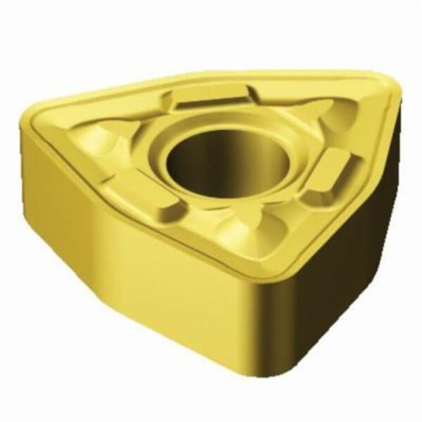 Sandvik Coromant 5756561 T-Max P Turning Insert, ANSI Code: WNMG 432-MR 2035, WNMG Insert, Material Grade: M, 432 Insert, Trigon Shape, 08 Seat, Negative Rake, Neutral Cutting, For Use On Stainless Steel, Carbide, Manufacturers Grade: 2035