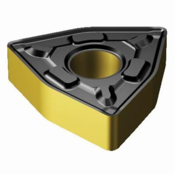 Sandvik Coromant 6613016 T-Max P Turning Insert, ANSI Code: WNMG 333-PR 4315, WNMG Insert, Material Grade: K, P, 333 Insert, Trigon Shape, 06 Seat, Negative Rake, Neutral Cutting, For Use On Cast Iron and Steel, Carbide, Manufacturers Grade: 4315