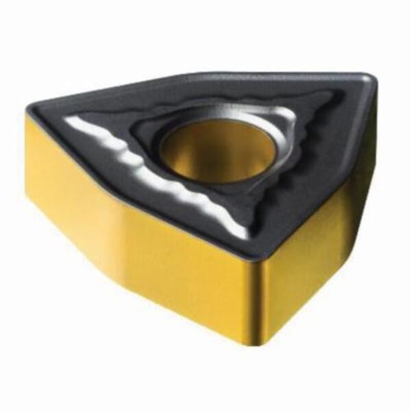 Sandvik Coromant 6612702 T-Max P Turning Insert, ANSI Code: WNMG 433-MR 4315, WNMG Insert, Material Grade: K, P, 433 Insert, Trigon Shape, 08 Seat, Negative Rake, Neutral Cutting, For Use On Cast Iron and Steel, Carbide, Manufacturers Grade: 4315